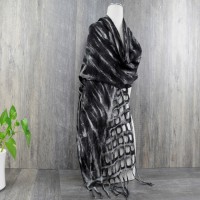 Black Net Pari Felt Scarf